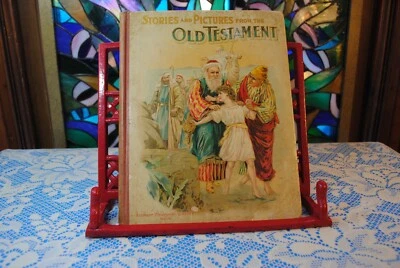 Scarce Antique Children's Stories & Pictures From The Old Testament 1893 - Image 1 of 4