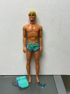 Vintage 1978 Mattel Barbie Sun Lovin Malibu Ken Doll in Orig Outfit - Picture 1 of 4