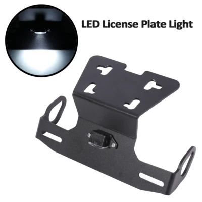 Soporte de matrícula LED eliminador de guardabarros para Yamaha FZ6R XJ6N 2009-2016 Foto 1 de 4