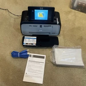 HP Photosmart A627 Black Digital Photo Inkjet Printer - Tested - Picture 1 of 4