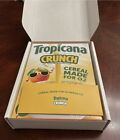 New, Unopened Tropicana Crunch Honey Almond Cereal 12 oz Made for OJ with Straw