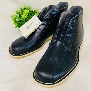 Stivali uomo Danner postino chukka vetro pelle nero US8,5 usati dal Giappone - Foto 1 di 18