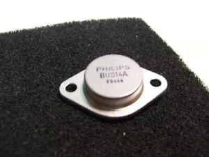 NUOVO TRANSISTOR PHILIPS BUS14A NPN TO-3 450V-CEO 30A-IC 15-50 GAIN 250W P3567A - Foto 1 di 2