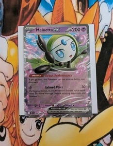 Meloetta Ex 044/086 - Black Bolt / Double Rare / Pokemon TCG / English / NM - Picture 1 of 2