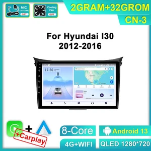 CarPlay Car Radio For Hyundai I30 Elantra GT 2012-2016 Stereo GPS Video Player - Picture 1 of 28