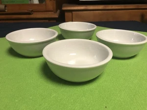 Oneida Crown Rego Bowls Cereal Dessert Fruit 5" White Restaurant Set of 4 Lovely - Picture 1 of 14