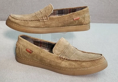 Мужские замшевые мокасины Hush Puppies коричневые размер 12 - Изображение 1 из 4