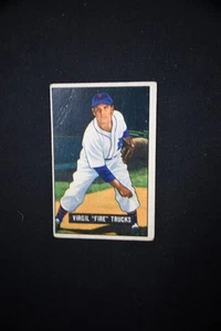 1951 Bowman #104 Virgil Fire Trucks Detroit Tigers - Picture 1 of 2