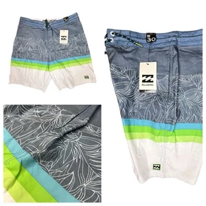 Billabong Board Shorts Spinner LT Tropics Trunks Para hombres Talla 30 Natación Surf NUEVO IND - Imagen 1 de 9