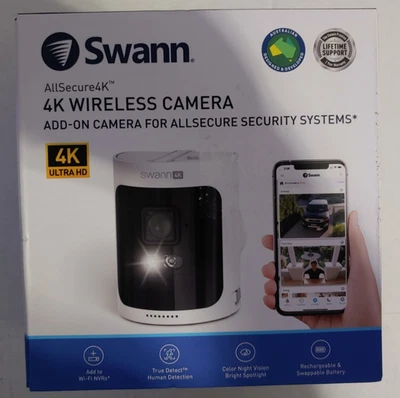 Cámara de seguridad inalámbrica Swann NVW-600CMB 2K blanca, NUEVA Foto 1 de 4