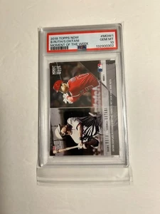 2018 TOPPS NOW MOMENT OF THE WEEK #MOW1 BABE RUTH SHOHEI OHTANI PSA 10 - Picture 1 of 2
