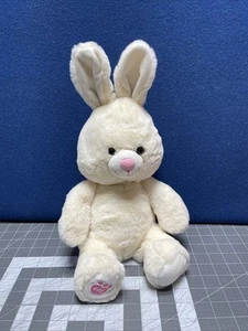 Build a Bear Workshop cremefarbener Hase Kaninchen Plüsch superweiche rosa Nase - Bild 1 von 7