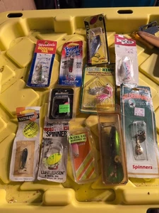 11 VTG NOS Miscellaneous Lures Jigs Spinner Lot - Picture 1 of 13