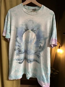 Vintage 1995 Liquid Blue Grateful Dead Giant Squid AOP GRAIL XL - Picture 1 of 13
