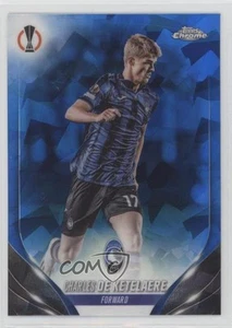2023 Topps Chrome UEFA Club Competitions Sapphire Edition Charles De Ketelaere - Picture 1 of 3