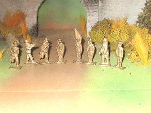 GREY IRON GREY KLIP GH DEFENDERS TOY SOLDIER 8 FIGURES SET RARE - Picture 1 of 4