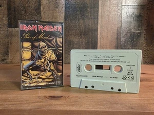 Iron Maiden Piece of Mind Cassette Tape Heavy Metal Rock 1983 XDR Rare Vintage - Picture 1 of 8