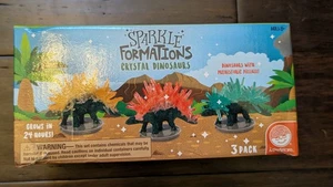 Neu MindWare Kristall Anzuchtsets Dinosaurier 3er Set Glitzer Formationen - Bild 1 von 2