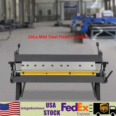 Dobladora de chapa de 24 pulgadas 0-135° caja de doblado de freno y herramienta de doblado de freno de bandeja Foto 1 de 4