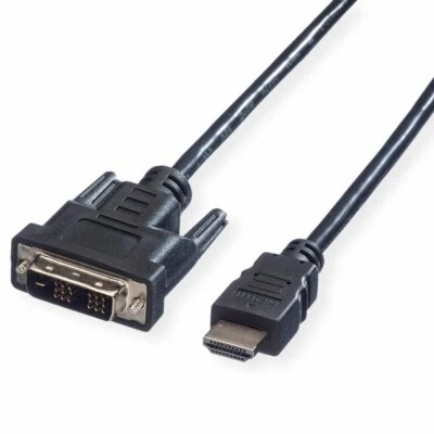Reekin HDMI / DVI Anschlusskabel 3m High Speed schwarz Audiokabel - Bild 1 von 2