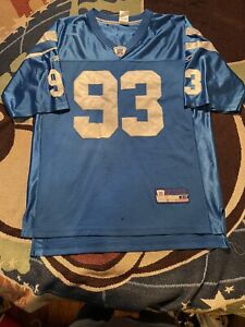 Reebok Indianapolis Colts Dwight Freeney Jersey Mens Large Blue NFL l Sewn