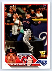 Tarjeta de béisbol 2023 Topps #116 de Steven Kwan Cleveland Guardians - Imagen 1 de 2