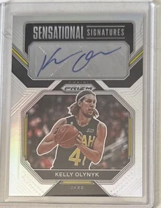 Kelly Olynyk 2022-23 Panini Prizm Sensational Signatures Silver #SS-KO Utah Jazz - Picture 1 of 2