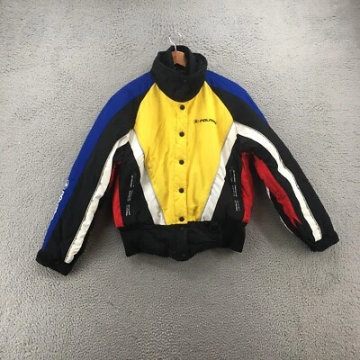 Pure Polars Jacket Mens Large Ski Snowmobile Insulated Collared Multicolor - Image 1 of 4