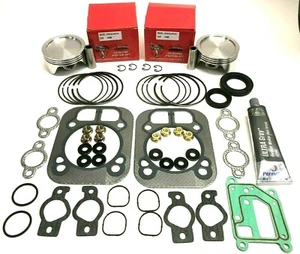 OVERHAUL KIT FITS KOHLER, 2 PISTONS GASKETS & SEALS CV740, CV742, CH740 - Picture 1 of 2