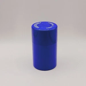 Airtight Stash Can - Blue, large, press-button airtight storage canister - Picture 1 of 7