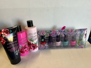 Betsy Johnson Beauty Products 6 Nail Polishes, Body Lotion, Body Wash, Bubble Ba - Picture 1 of 12