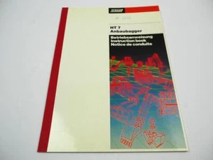 Schaeff HT7 Anbaubagger Betriebsanleitung Bedienungsanleitung 1980 - Bild 1 von 2