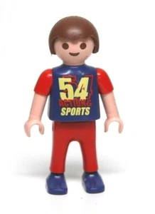 Playmobil Figure Dollhouse School Boy Child w/ "54" Action Sports T-Shirt 3647 - Picture 1 of 1