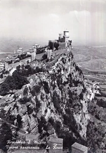 Repubblica s.marino - visione panoramica - la rocca (grande b/n non viagg.) - Imagen 1 de 2