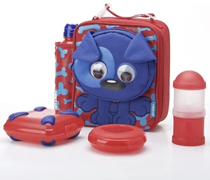 SMASH Kids Lunch Bag & Bottle Insulated Animal Theme Dog - Picture 1 of 2