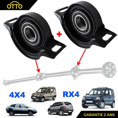 2 PALIER ROULEMENT ARBRE DE TRANSMISSION pour SCENIC RX4 KANGOO 4x4 - Photo 1/4