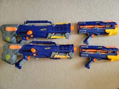 2 nerf longshot cs-6 collection combo nerf gun lot cs 6 - Image 1 of 2