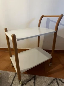 Beistelltisch Servierwagen IKEA PS2017 weiss buche - Bild 1 von 2