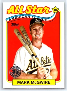 2024 Topps Serie 2 1989 All-Star Mark McGwire Athletics Inserto - Imagen 1 de 2