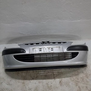 Peugeot 307 Stoßstange vorne silber Frontschürze Grill Emblem 9643067477 - Bild 1 von 7