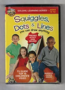 NEW KIDVIDZ ART DVD: SQUIGGLES, DOTS & LINES "You Can Draw Anything" Ages 5-12 - Imagen 1 de 3