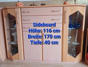 Möbel (gebraucht: Sideboard, Vitrine, Hausbar, Regal, Fernseh-Musikboard, Tisch - Bild 1 von 6