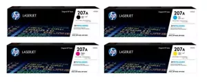 Cartucce toner nere originali HP 207A per Laser Jet Pro M255, MFP M282, MFP 283 - Foto 1 di 5