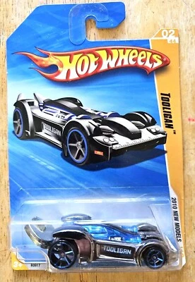 Hot Wheels 2010 New Models #2 Tooligan chrome ex.card,i combine shipping - Image 1 of 2