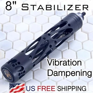 8" Stabilisator Vibrationsdämpfung Compoundbogen Jagd CNC Dämpfer reduzieren Geräusche - Bild 1 von 5