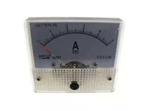 DC 0-5A Analog Nadel Panel DC Strom Amperemeter 85C1 - Bild 1 von 2