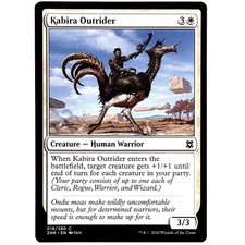 Kabira Outrider - M/NM White Creature Human Warrior Common Magic CCG TCG MTG ZNR
