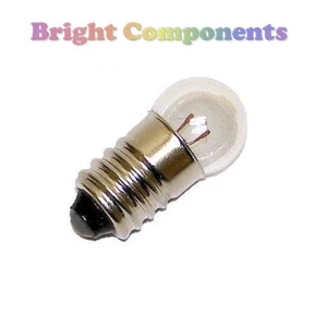 2x MES Miniature Lamp Light Bulb : 2.5V 300mA : 11mm : E10 : 1st CLASS POST - Picture 1 of 1