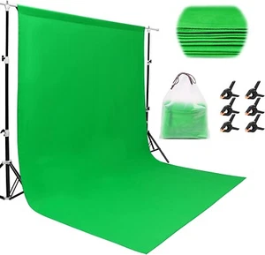 Sfondo Set Fotografico Verde Professionale Telo Foto e Riprese Video Pieghevole - Foto 1 di 8
