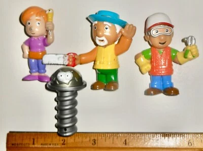 Lot of 4 2.5" DISNEY Handy Manny PVC Toy Figures Or Cake Toppers - Image 1 of 4
